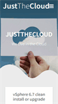 Mobile Screenshot of justthecloud.com